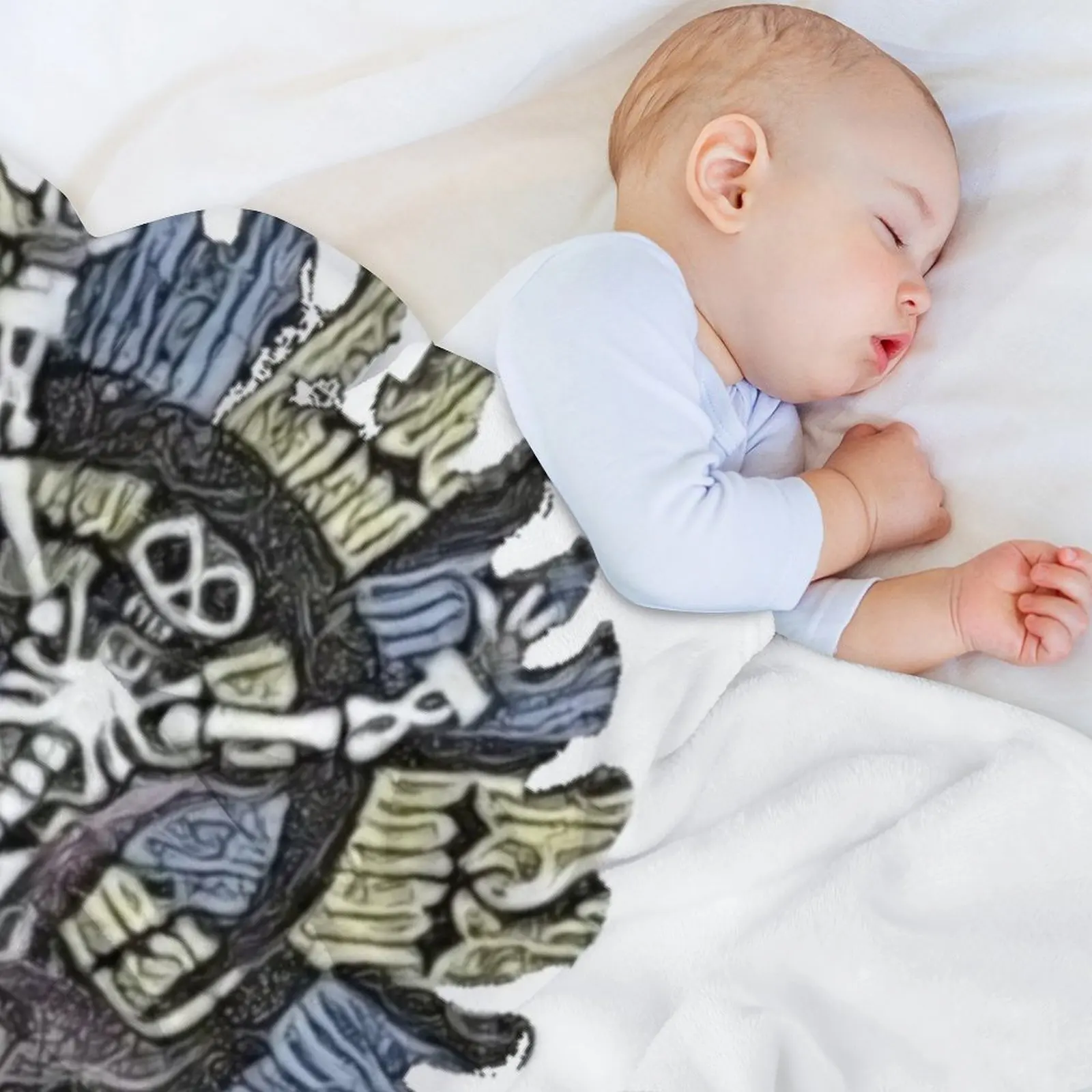 Одеяло oogie boogie для зимы роскошное