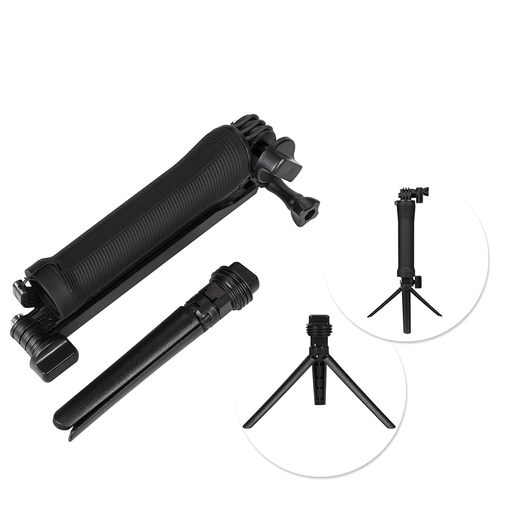 Go Pro Аксессуары 3 Way Grip водонепроницаемый монопод селфи-палка штатив стойка для GoPro