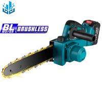 12 inch brushless high power electric saw handheld cordless logging saw woodworking cutting chainsaw with 12 battery power tool