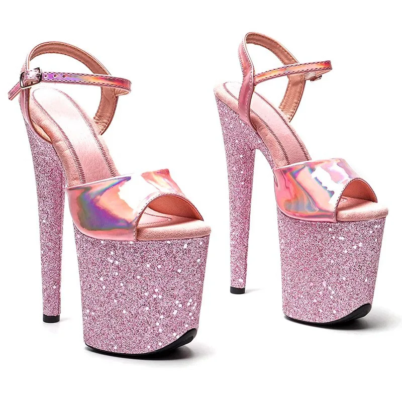 Женские новые сандалии из искусственной кожи 20 см/8 дюймов пикантные