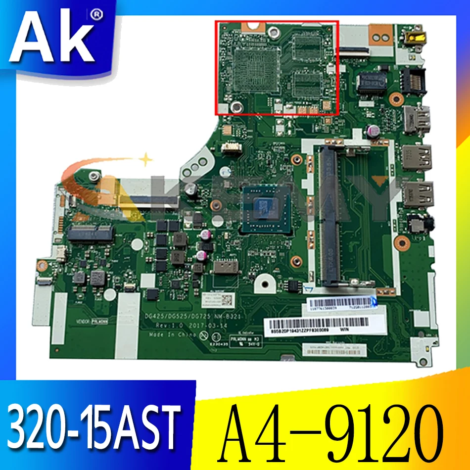 

Материнская плата Akemy для ноутбука Lenovo 320-15AST 320-17AST 330-15AST DG425 DG525 DG725
