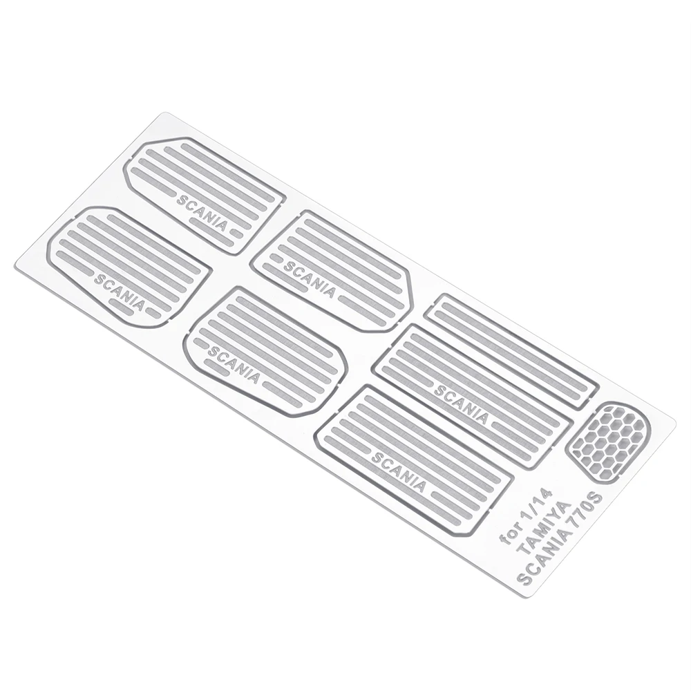 Металлические ножные педали TRINOOD защитная пластина для 1/14 тягача Tamiya Scania 770S