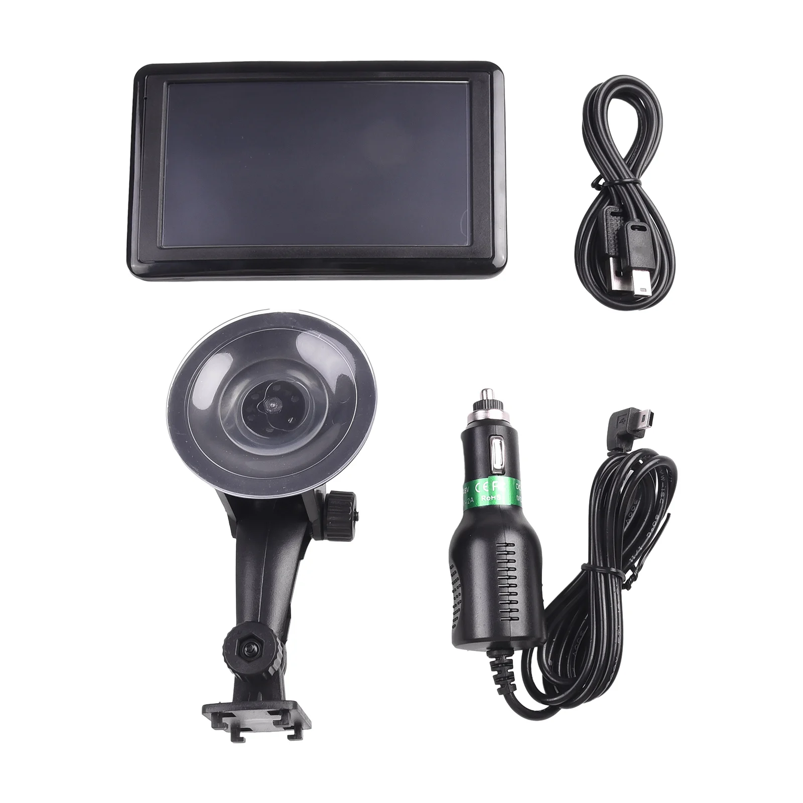 Автомобильный 5-дюймовый GPS-навигатор HD сенсорный экран солнцезащитный козырек