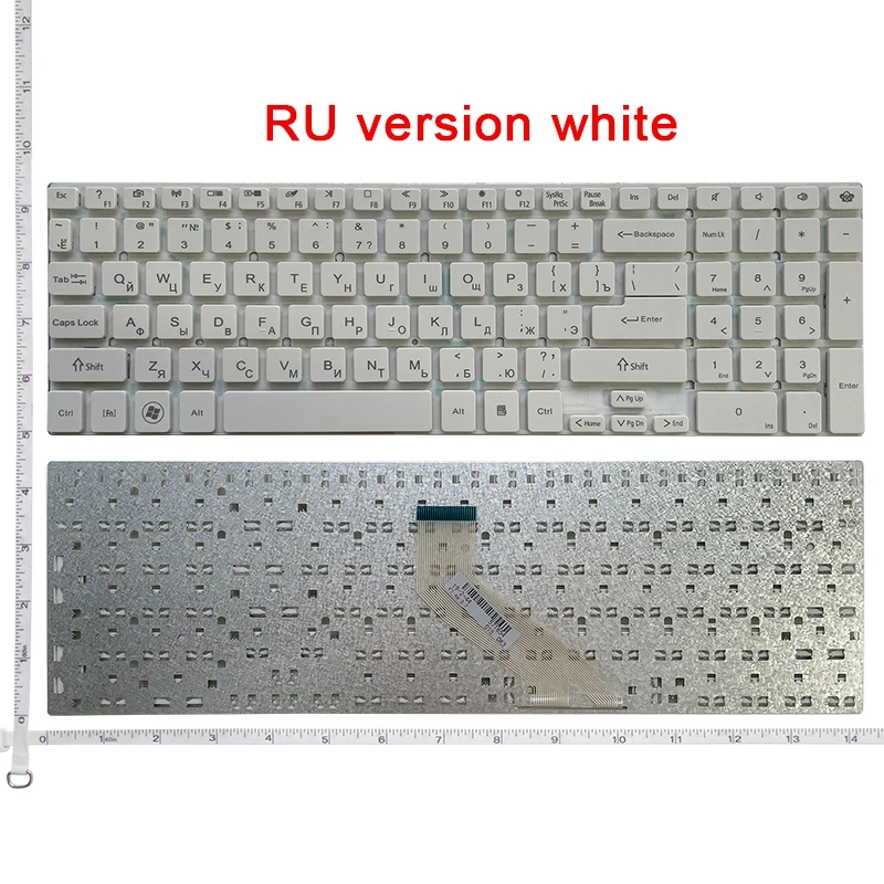 

RU White New FOR ACER 771G 551G E1-532 532G 532P NV77H NV56R 5755 Laptop Keyboard Russian