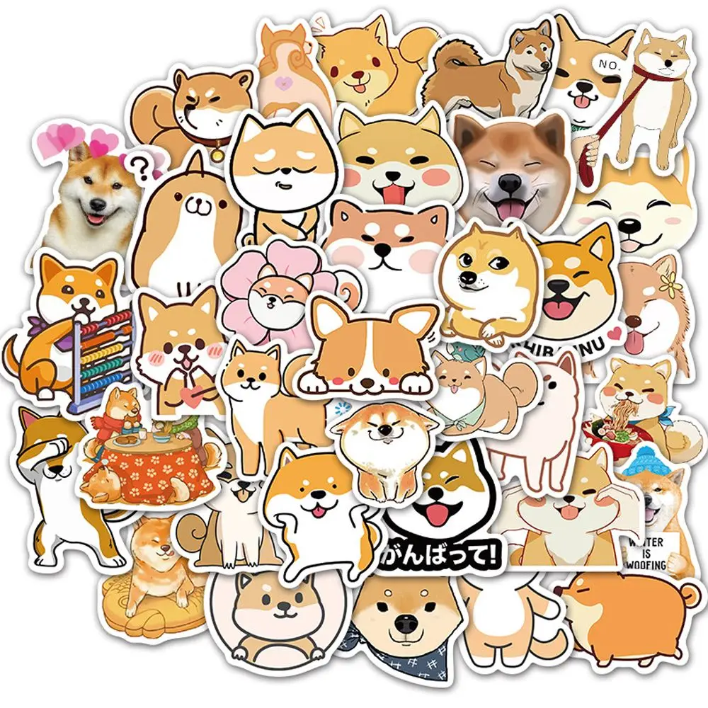 

Skateboard Helmet Suitcase Guitar Sticker Animal Stickers Puppy Sticker Graffiti Sticker Japanese Shiba Inu Dog Sticker