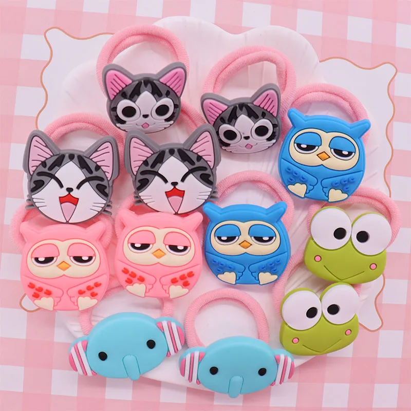 

2 шт., резинки для волос, с цветами