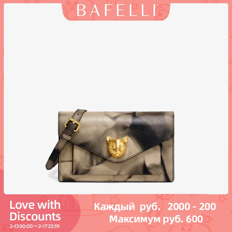 

BAFELLI 2022 NEW BAGS FOR WOMEN'S GENUINE LEATHER FASHION TRENDING DESIGNER BRAND LUXURY CROSSBODY SHOULDER CLUTCH CASUAL PURSE
