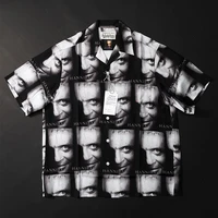 wacko maria hawaiian shirt portrait full print men women 11 oversize short sleeve wacko maria shirt