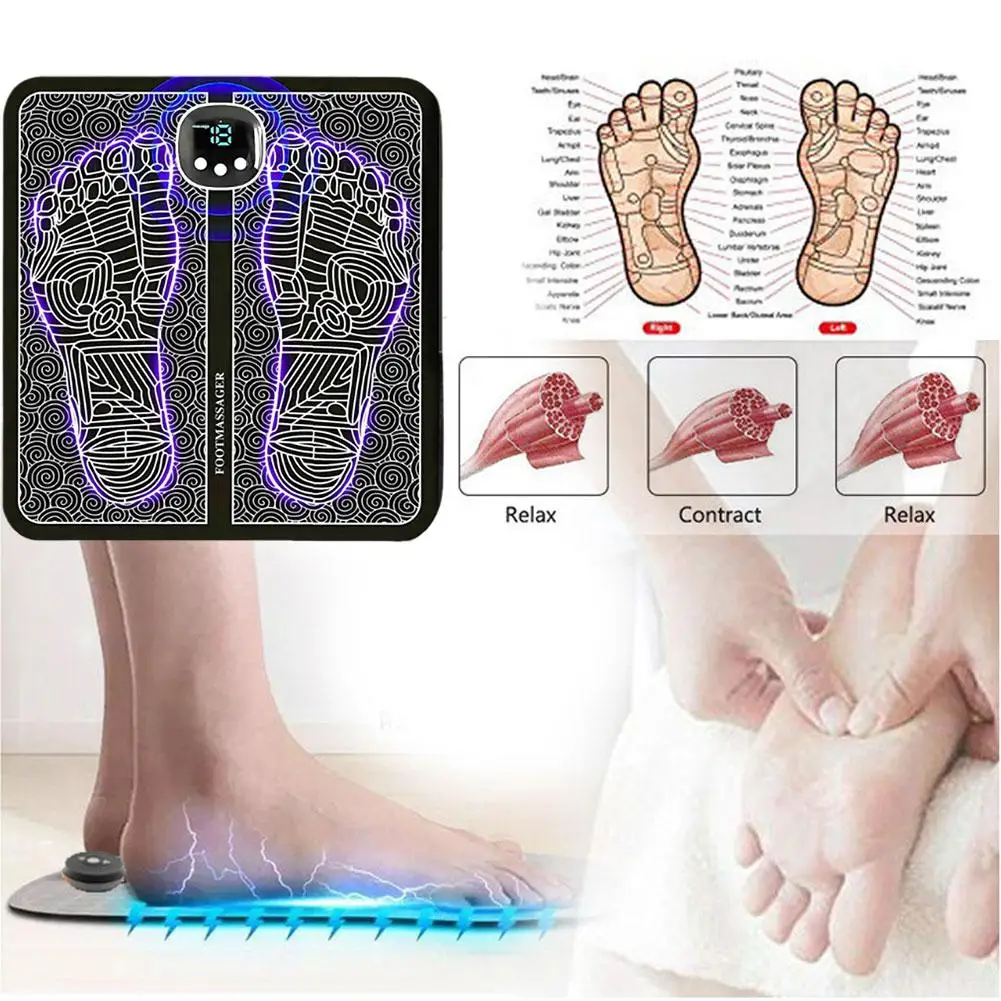 

Массажер Электрический складной для ног, с зарядкой от USB