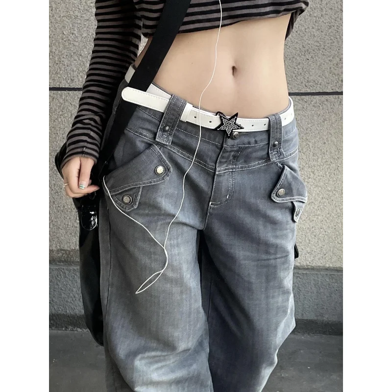 

Kawaii Star Rhinestone Belt Women Jeans Buckle Vintage 2000s Belt Grunge Indie Aesthetic Y2k Accessories Korean Fashion