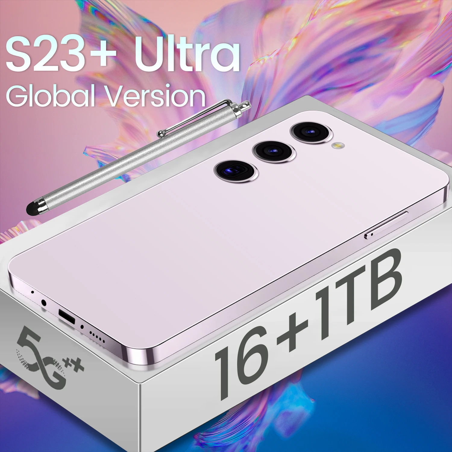 

Смартфон глобальная версия S23 +, 16 ГБ + 1 ТБ, 4G, две Sim-карты, Android, оригинальные разблокированные телефоны