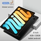 Планшет глобальная версия P40 Pro, планшет android 8 дюймов, планшет ANDROID 6 ГБ + 128 ГБ, планшеты 10 ядер, графический планшет android 10.0 GPS