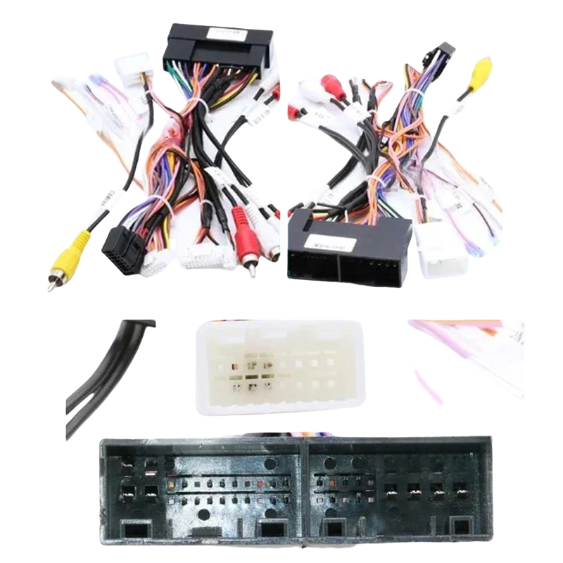 Фото Декодер Canbus Box HY-SS-04 для Hyundai Santa/SantaFe/IX45, жгут проводов, кабель питания Android для автомобильного радио, мультимедиа №1