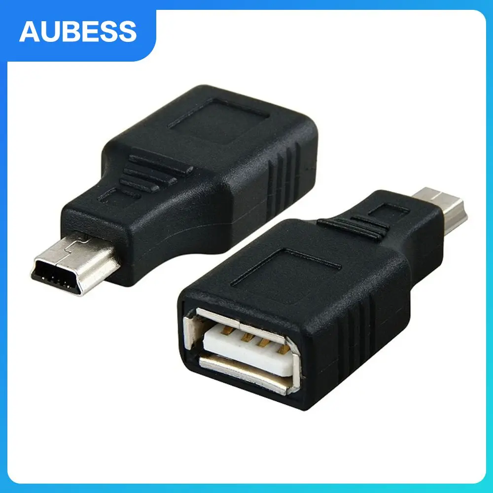 

1 PCS Mini USB Male To USB Female Converter Connector For Data Transmission Synchronization OTG Adapter Suitable For Car AUX PC