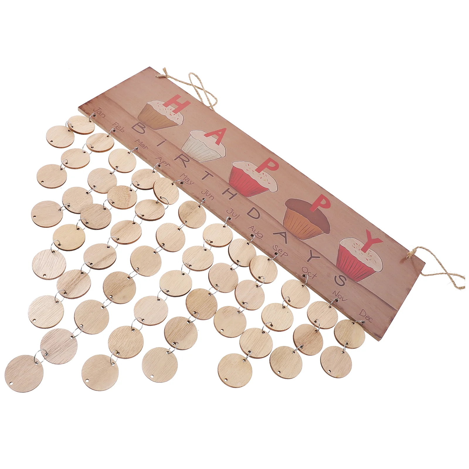 Знак с днем рождения деревянный подвесной календарь напоминание доска красочная