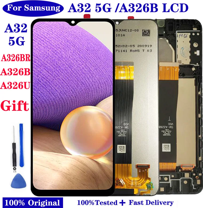 Оригинальный дисплей для Samsung Galaxy A32 5G A326 Замена ЖК-экрана SM-A326B ЖК-дисплей - купить