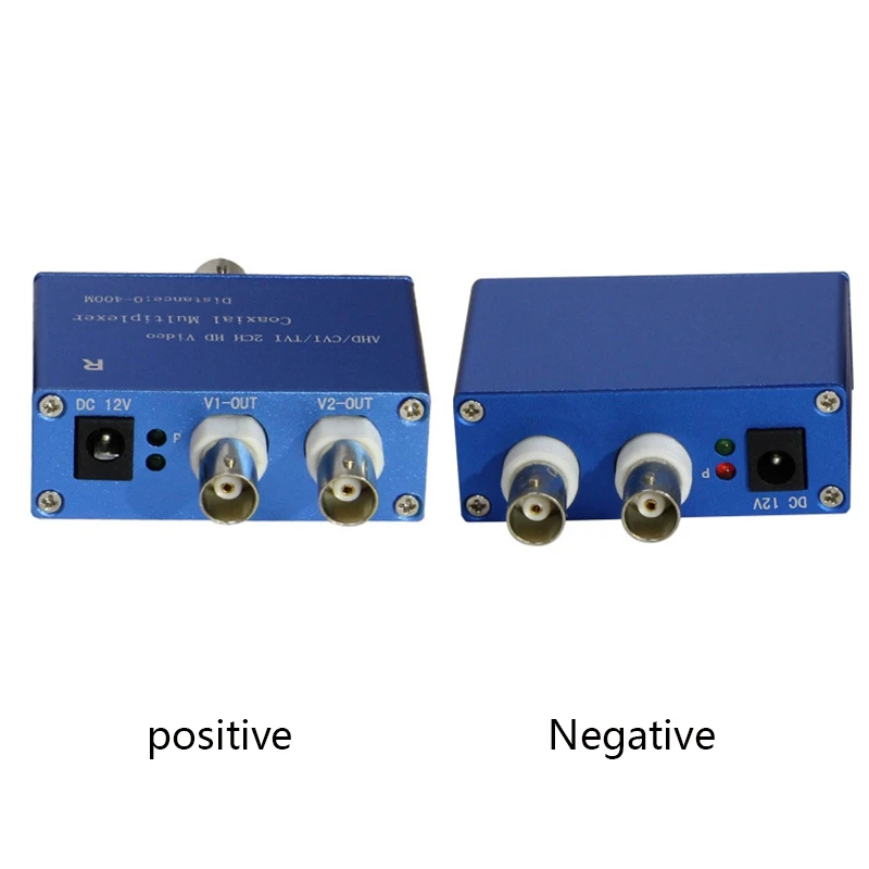 Two-Channel AHD/CVI/TVI1080P HD Video Multiplexer Coaxial Expander Adder For Camera | Network Analyzers