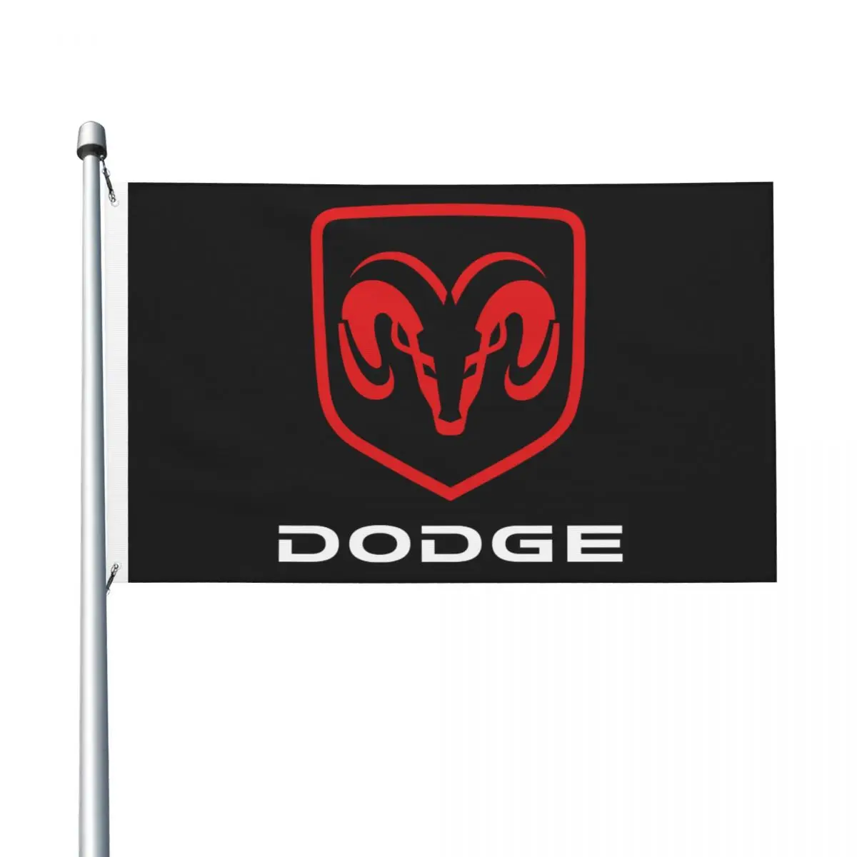 

Dodge Double Sided Banner Breeze Flag Garden Flag Decorative Flag Party Banner 3x5FT (90x150cm)