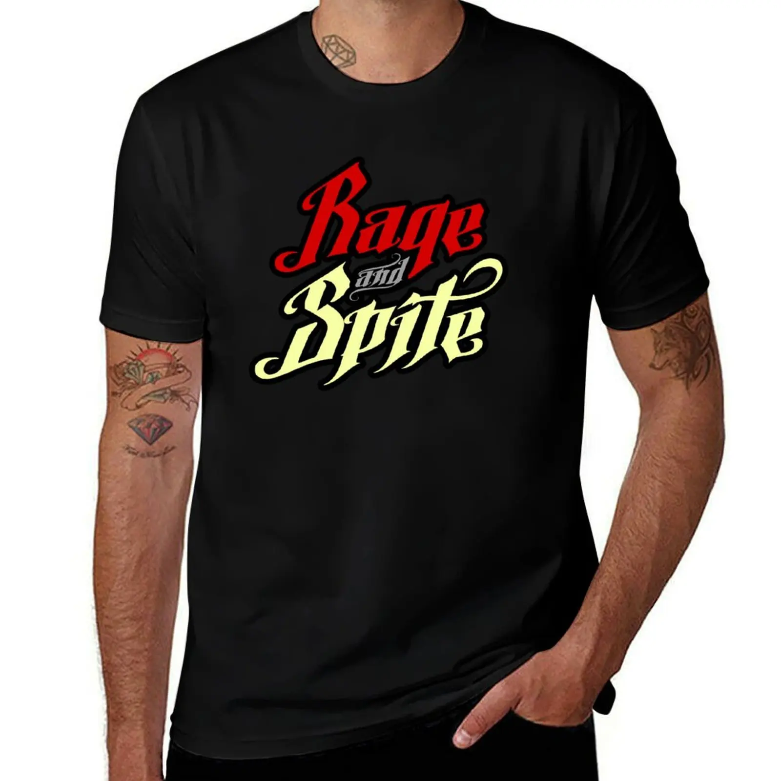 Фото Футболка Rage & Spite из мягкого базового хлопка с короткими рукавами №1