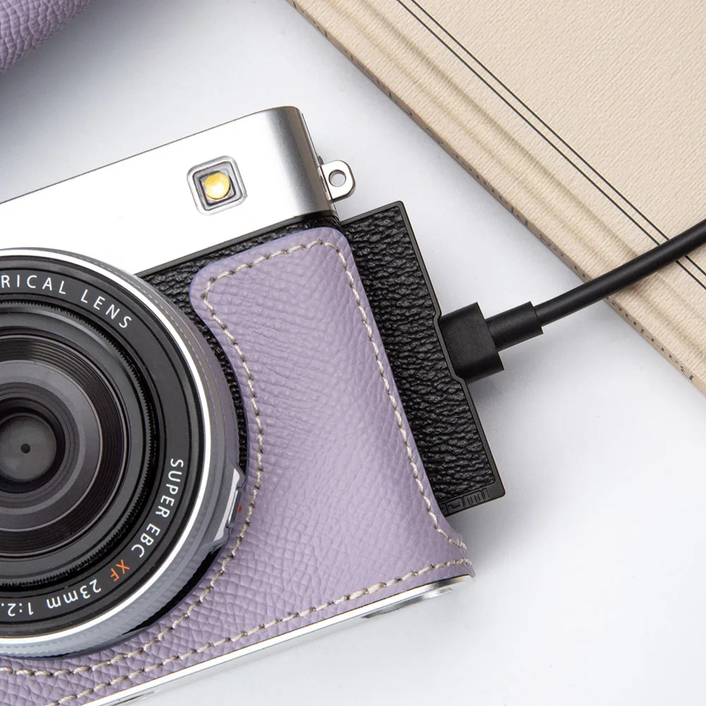 Для Fujifilm Fuji X-E5 XE5 Чехол ручной работы из натуральной кожи Защитный чехол X-E5 Получехол Винтажная кожаная сумка X E5 Сумка для камеры (art.: 3920d2bf81107) - 3920d2bf81107