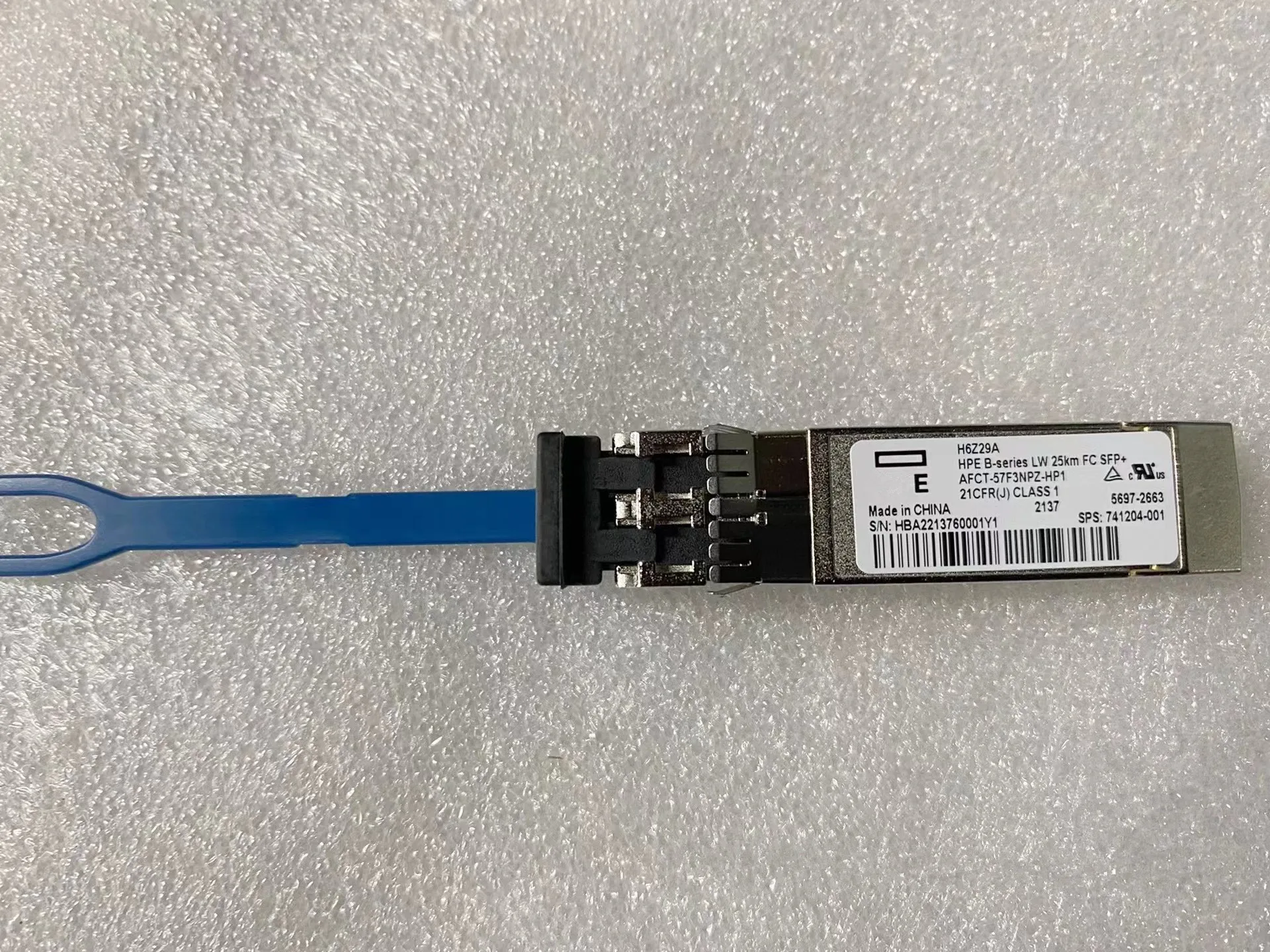 H-PE 16G SFP 25KM одномодовый трансивер H6Z29A 741204-001 16Gb LW 25km FC + AFCT-57F3NPZ-001 5697-2663 волоконный