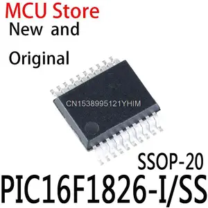 PIC16F1826-ISS SSOP-20 PIC16F1826-I MCU 8-bit PIC RISC 3.5KB Flash 2.5V/3.3V/5V Automotive 20-Pin PIC16F1826-I/SS