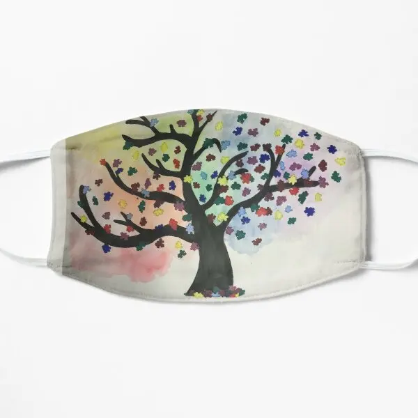 

Autism Tree Flat Printing Face Mask Beauty Protective Anti Dust Sport Accessories Haze Cotton Health Washable Reusable Pattern