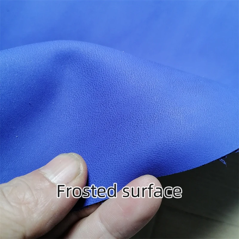 Синяя матовая воловья кожа толщиной 1 5 мм. Кожа первого слоя. Натуральная кожаная