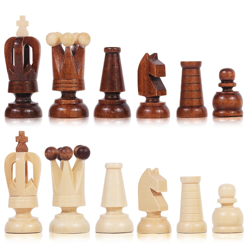 

Portable Decorations Chess Set Pieces Wood Modern Travel Unique Chess Set Pieces Tournament Social Gry Planszowe Indoor Games