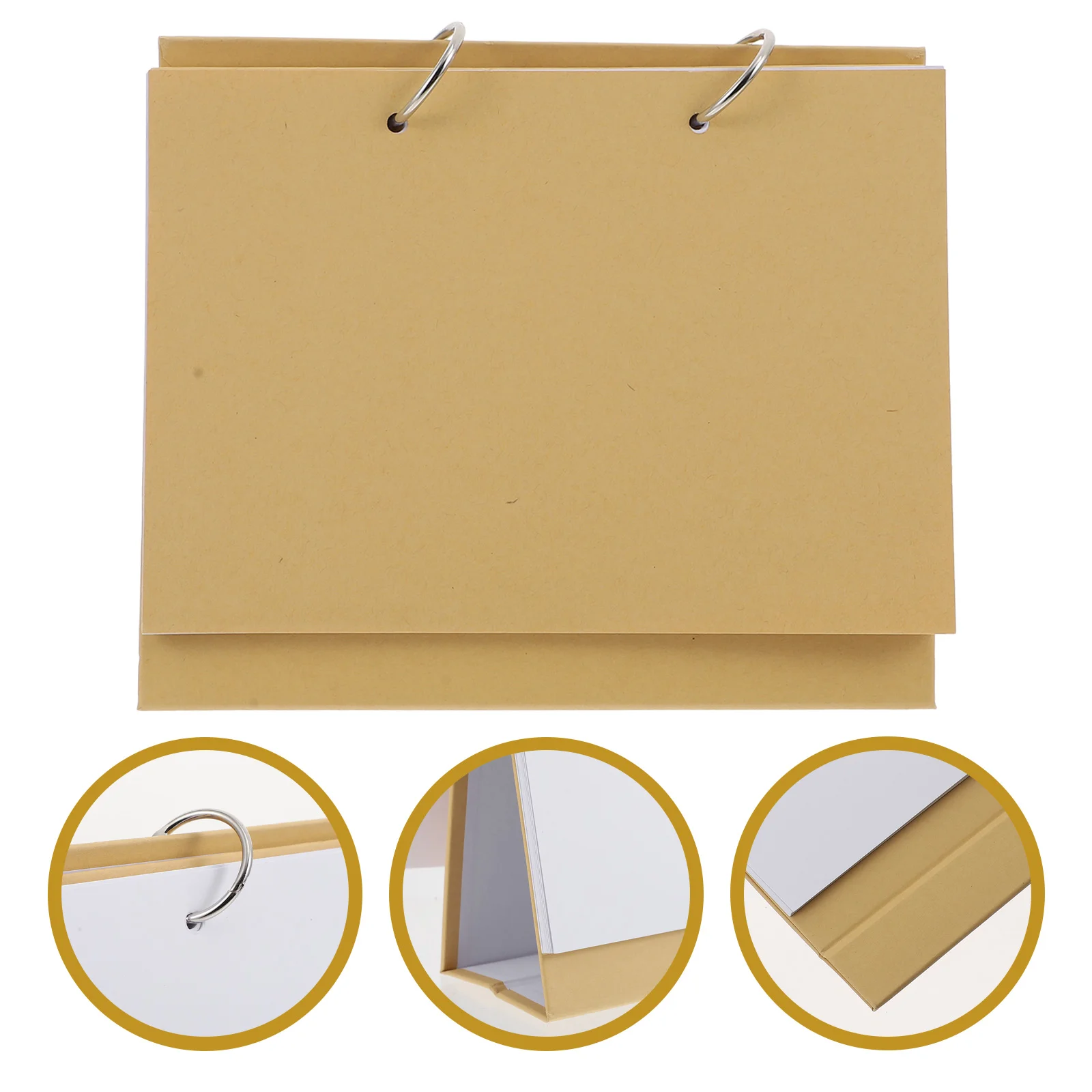 

Diy Crafts Blank Desk Calendar Loose-leaf Book Calendars Making Detachable DIY Hand-painted