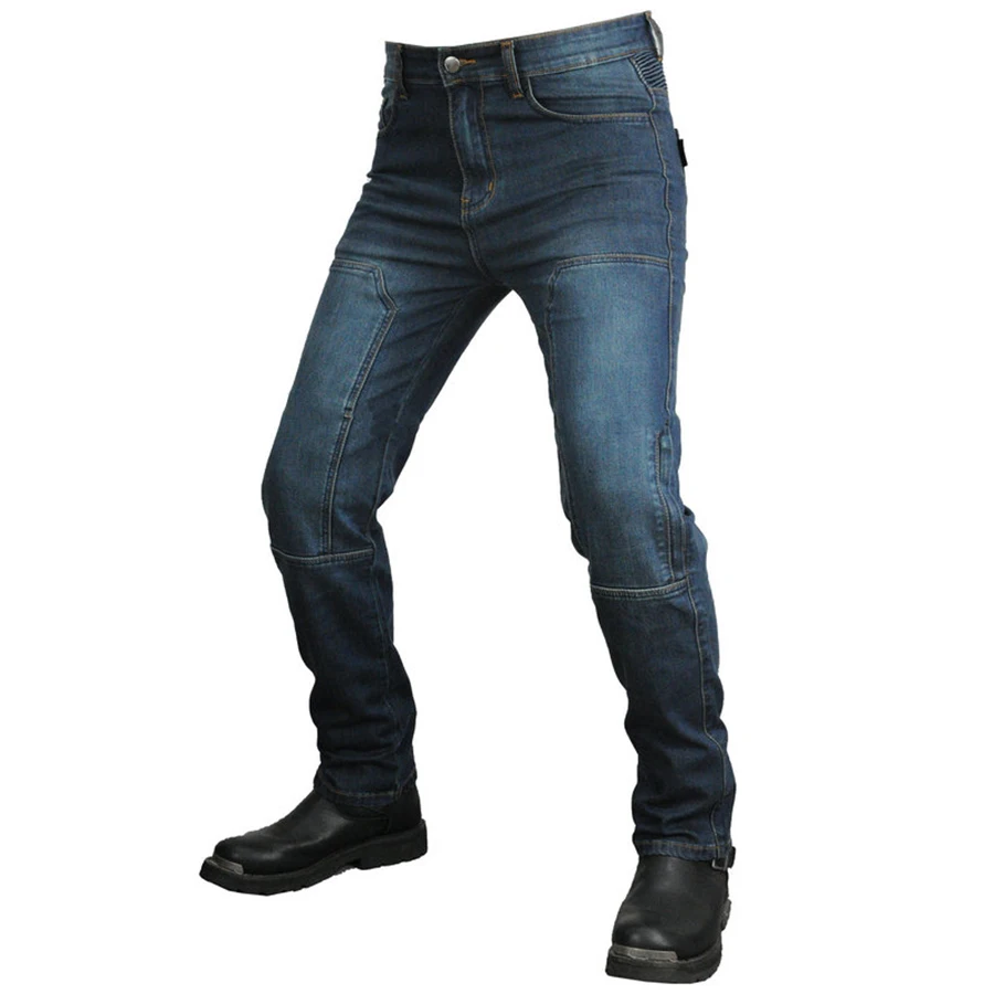 Мужские и женские мотоциклетные джинсы защитные брюки для поездок