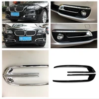for bmw 5 series 520i f10 f18 2014 2016 accessories front head light lamp eyelid eyebrow strip decoration cover trim