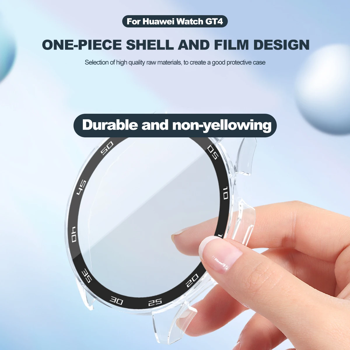 Чехол из закаленного стекла + ПК для Huawei Watch GT 4 46 мм 41 / GT4 аксессуары умных часов
