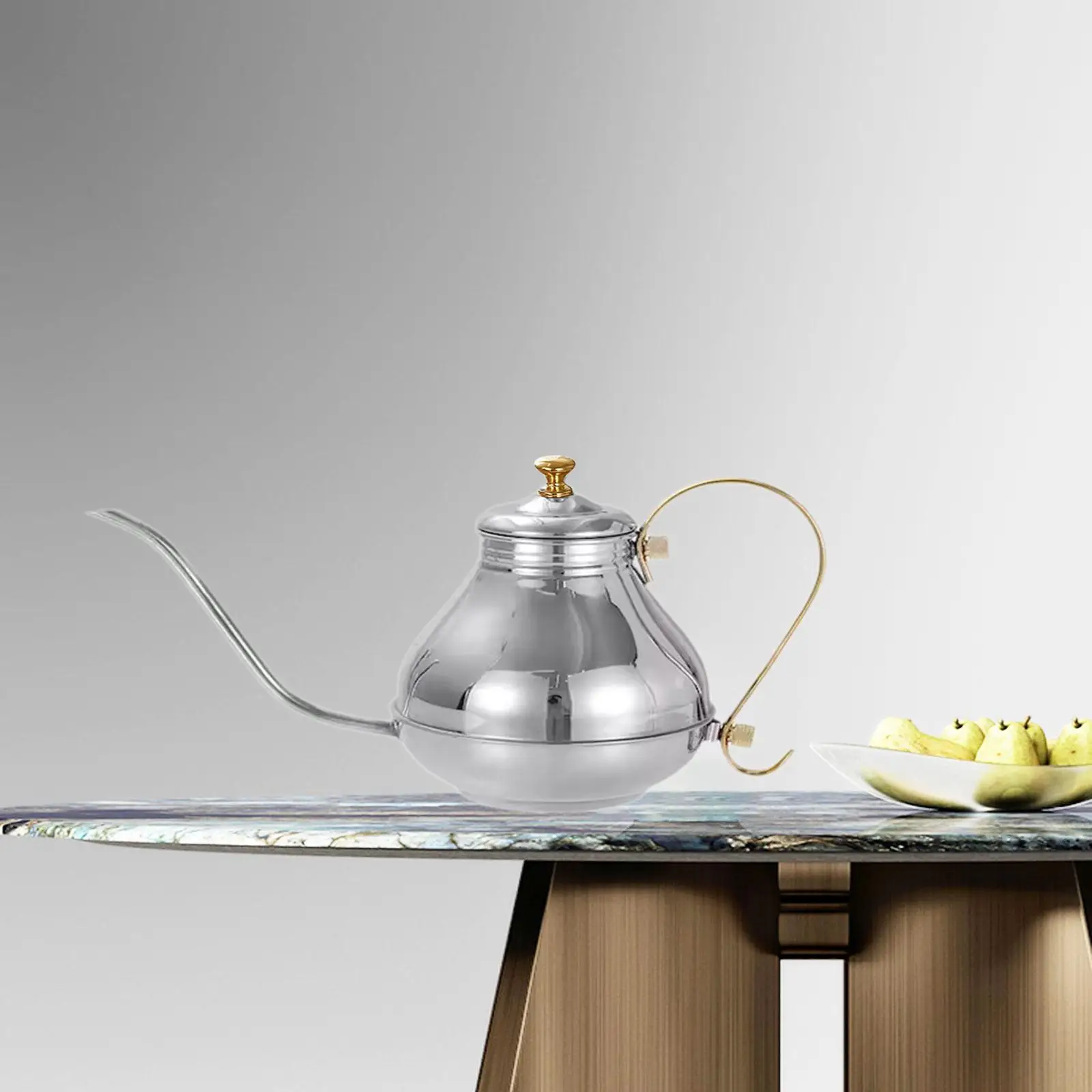 Чайник для кофе 1 5 л чайник на гибкой стойке гостиницы кафе помещения