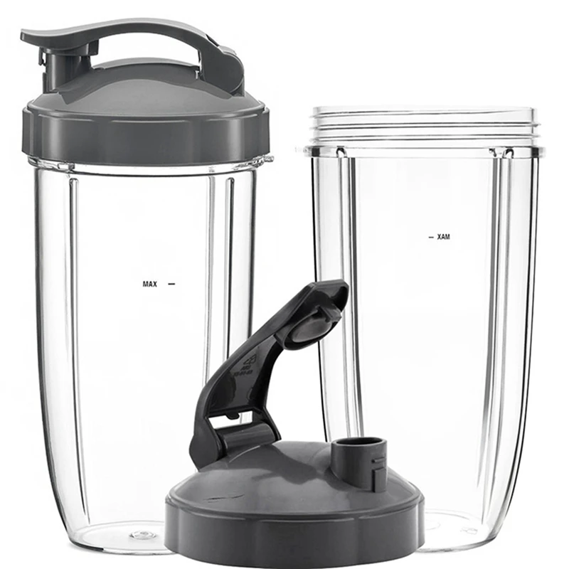 

2 PCS 24Oz Juicer Cup Mug Fit For Nutribullet 900W 600W Replacement Bullet Juicer Home Restaurant Bar Juicer Cup