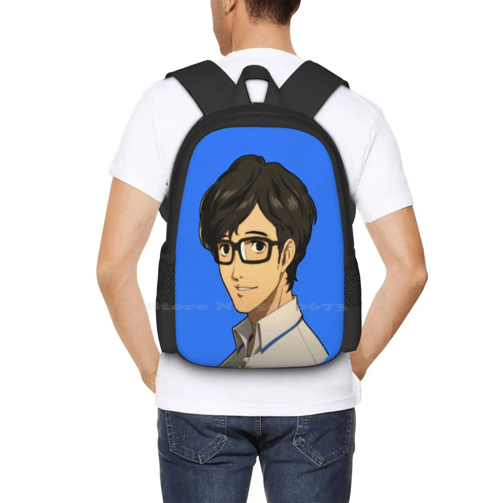 Лидер продаж школьный портфель с портретом маруки рюкзак модные сумки Yu Narukami P4