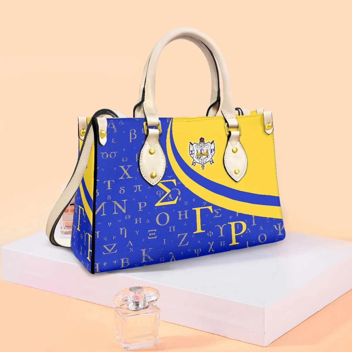 Sigma Gamma Rho Women Messenger Bags Shoulder Vintage Cross Body Bags for Girls Handbags Top-handle Travel Party Female Clutch