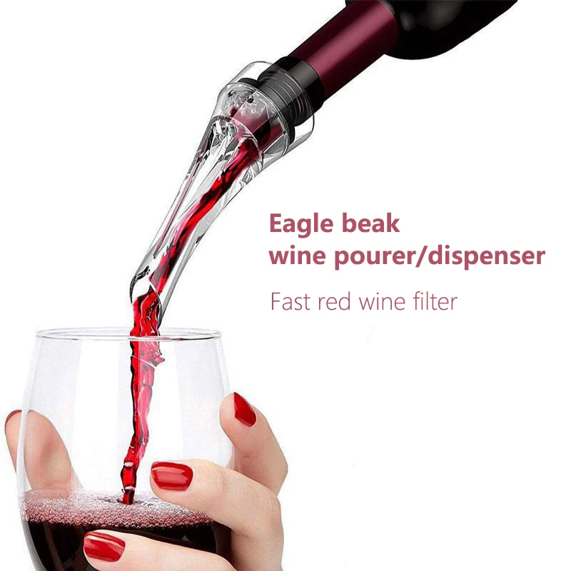 

2023 New Magic Eagle Beak Wine Dispenser Household Dinner Party Barware Tools Clear Olecranon Decanter Red Wine Pourer Gift Set