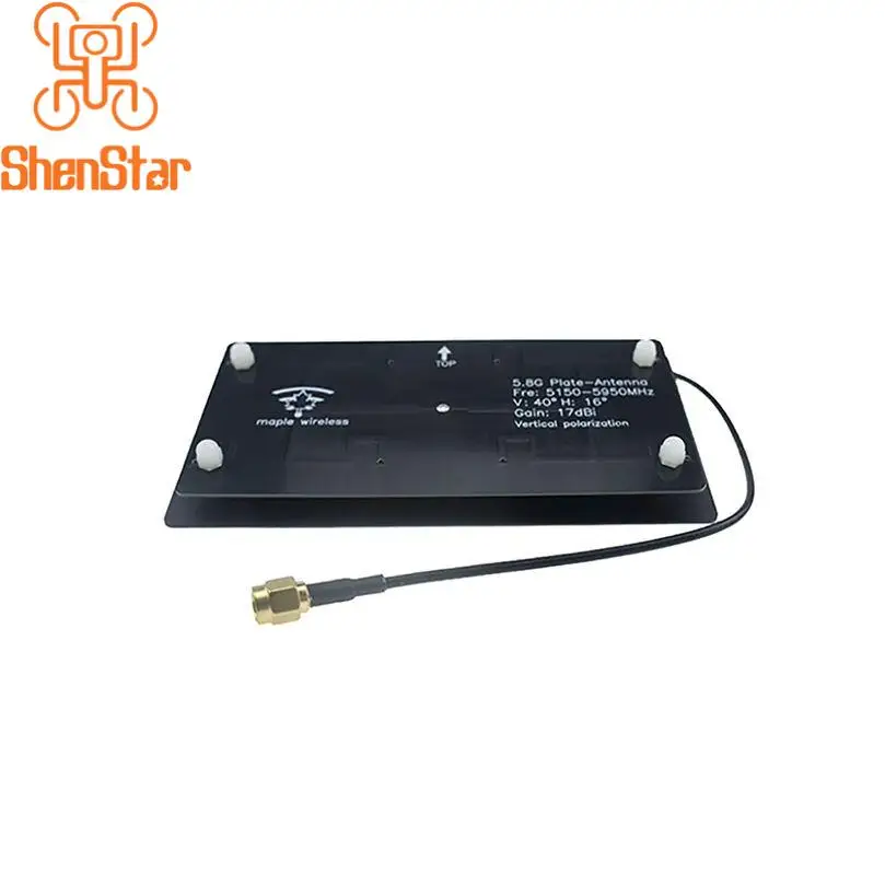 Плоская антенна ShenStar 5,8G 17 дБи с высоким коэффициентом усиления для Arkbird мотовездехода RP / SMA антенный трекер для SIYI HM30 HD видео RX FPV дрона