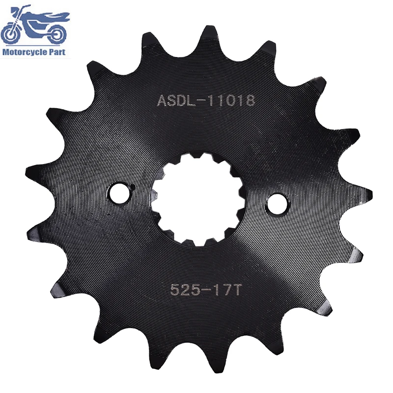 Фото 525-17T 525 17 зубьев 17T приводная передняя звездочка для SUZUKI GSR750 GSR750Z GSX-R750 DL1000 GSX-R1000 GSX-S750 GSX-S1000 2018 №1