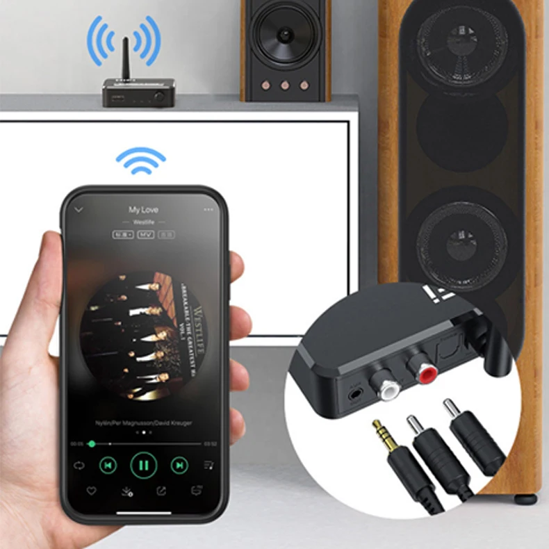 

USB -Compatible 5.1 Adapter Supports U Disk Optical Fiber Conversion Digital To Analog Converter