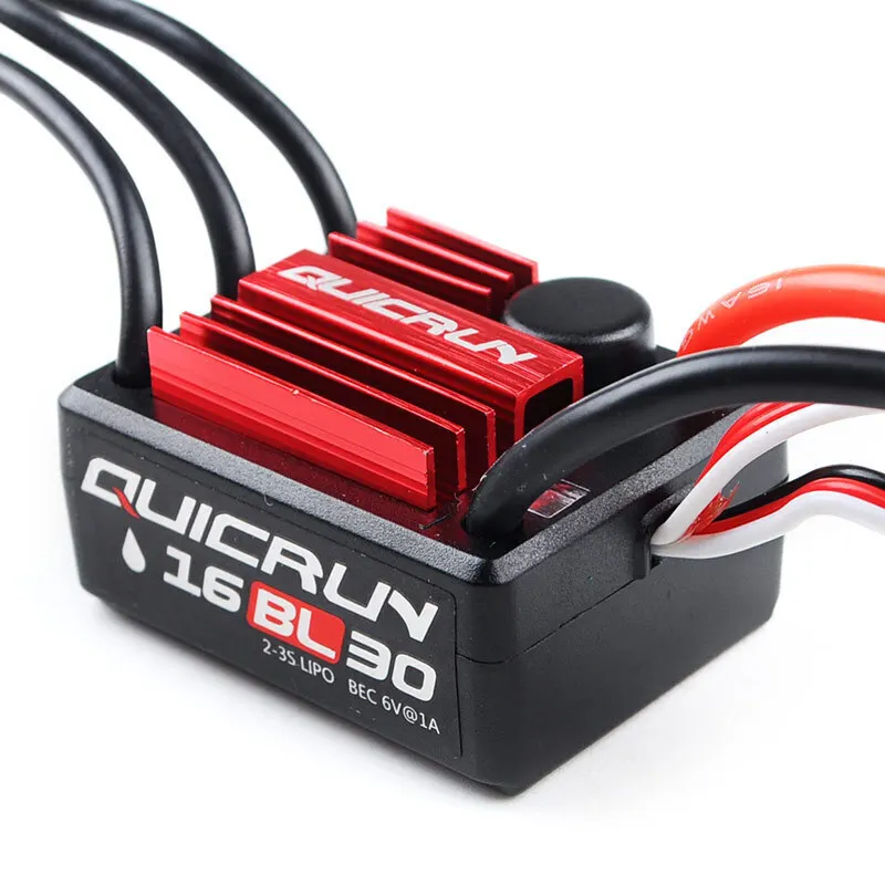 Оригинальный 1 шт. HobbyWing QuicRun WP-16BL30 30A водонепроницаемый бесщеточный регулятор