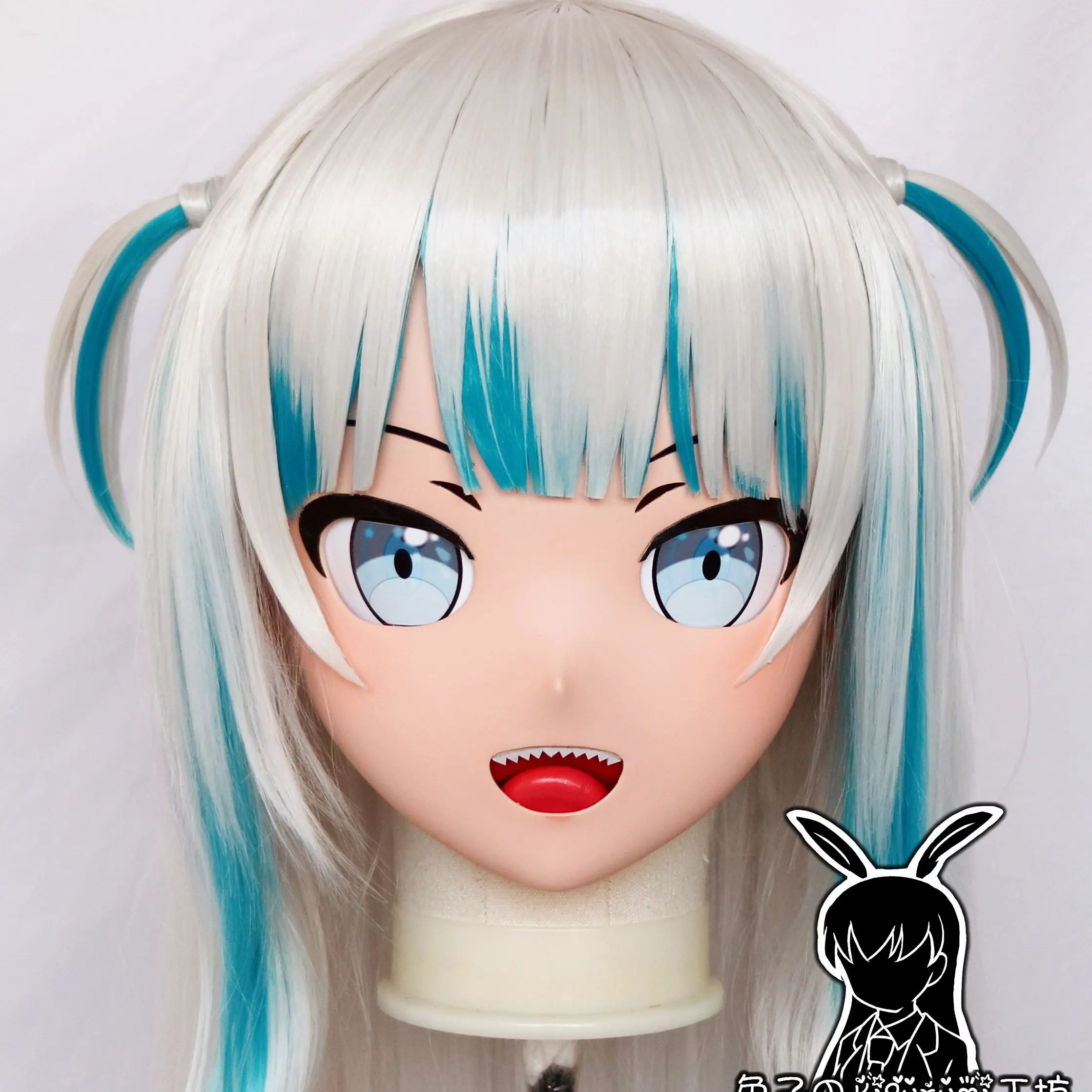 

(KMY080)Customize Character Female/Girl Resin Kig Full/Half Head With Lock Anime Cosplay Japanese Animego Kigurumi Mask