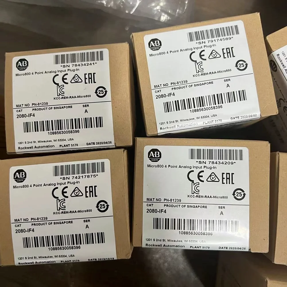 

Новый заводской герметичный 4-точечный аналоговый входной модуль AB 2080-IF4 / A Micro800