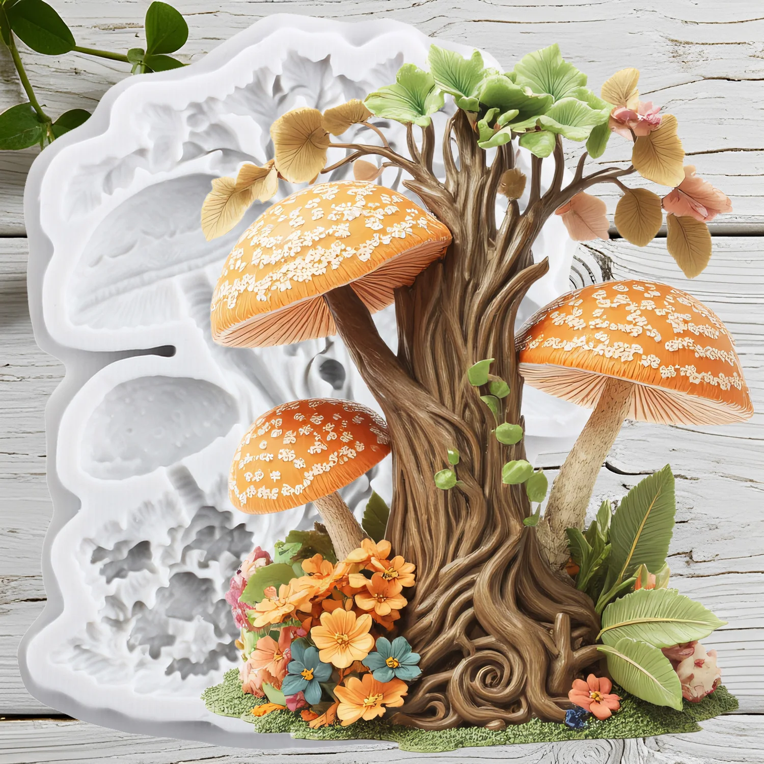 

Силиконовые формы для лепки грибов