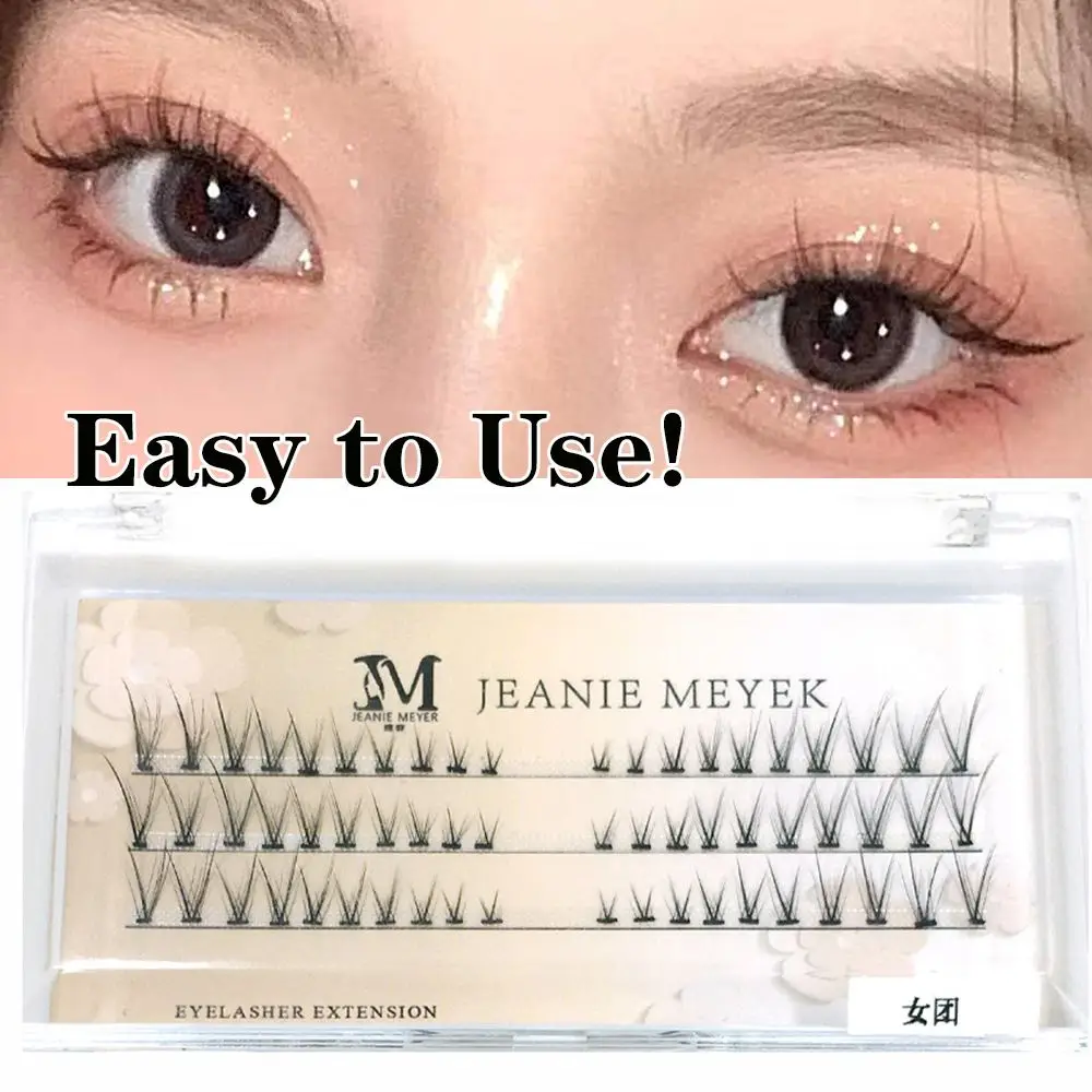 

False Eyelashes Wispy Long Eyelash Extension Tools Mix Length Super Natural Grafting Individual Cluster EyeLashes