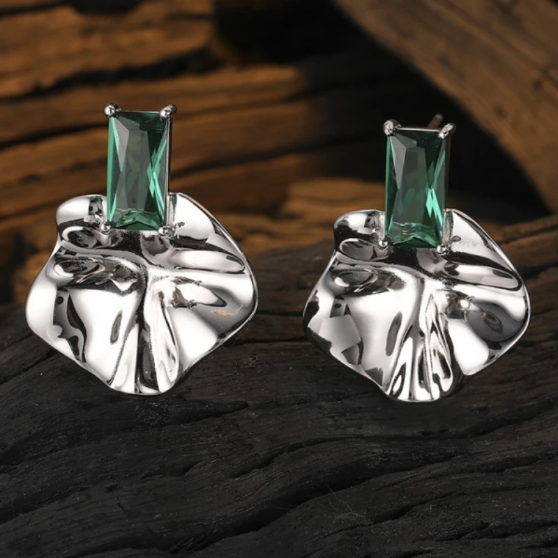 

Женские серьги из серебра S925 пробы, с фианитами