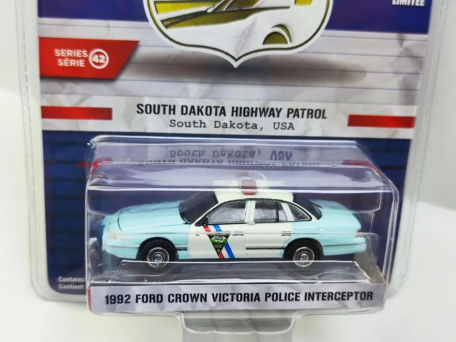 1: 64 1992 Ford Crown Victoria Interceptor Полицейская машина-Шоссейный патруль из сплава коллекция