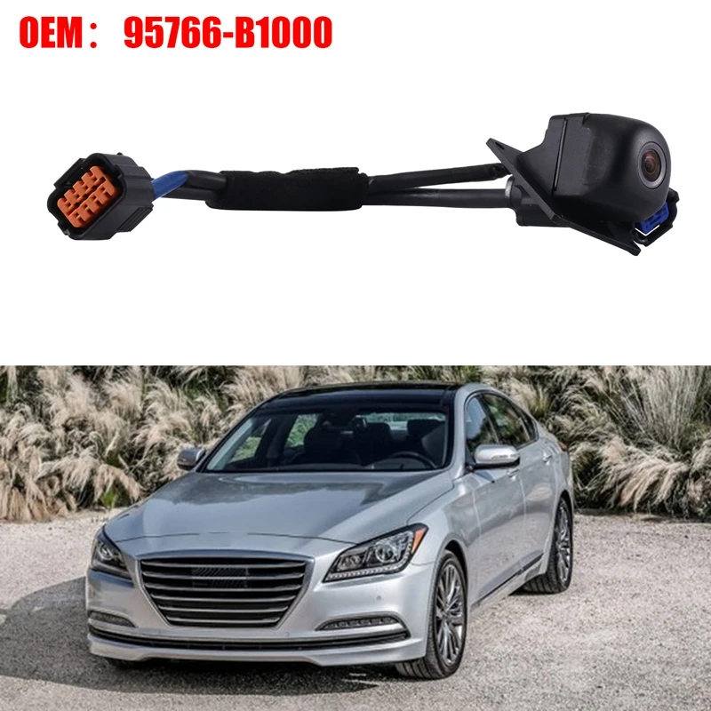 

1 Pcs Car Rear View Backup Camera Parking Assist Camera Durable In Use 95766B1000 Fit For Hyundai GENESIS 2014-2016 95766-B1000