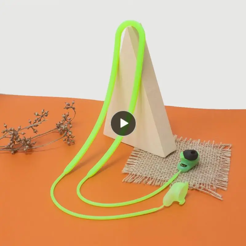 

Портативный силиконовый гибкий и эластичный шнур для наушников с защитой от потери